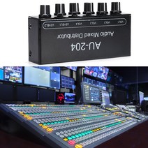 헤드폰앰프 미니앰프 dac 오디오 DC5-19V 이어폰 앰프 3.5mm AUX 잭 헤드폰 드라이버 전력 증폭기 6 채널, 한개옵션0
