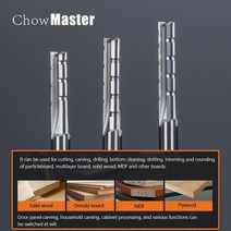 국수커터 다기능 채칼 가정용 제면기 절단기 3플루트 커팅 스트레이트 라우터 비트 목공 조각 CNC 트리밍, 10 8X22X8X60