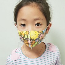 국내생산 자체제작 유아 아동 주니어 3D 입체 마스크_숲속친구들