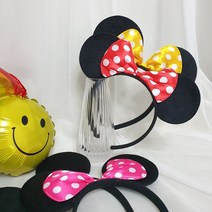 [파티온] 미키&미니마우스머리띠, 옐로우미니