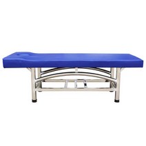 때밀이침대 매트 공중목욕탕 방수 사우나 경락 피부과, 185x70x65 블루(무타공)