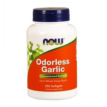 NOW Foods (미국직송)NOW 나우푸드 Odorless Garlic 250정 1병, 250개입, 1개