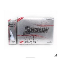 스릭슨 제트 스타 XV 4 피스 골프공 12개, 화이트