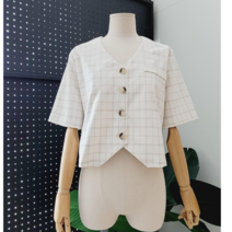 [옷 만들기 패턴지] 브이넥숏자켓(아동 여성) _ 톡톡패턴, 아동, 1개