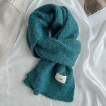 앙고라 꽈배기 머플러 여 겨울 부드러운 찰기 니트 보온 도톰 머플러 ins