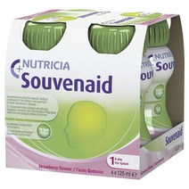 NZ직구 Nutricia 4팩 Souvenaid Memory Drink Strawberry 딸기 맛 음료 125밀리리터 4pack, 수량, 상세참조