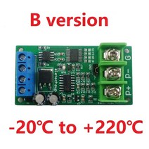 섭씨-20-400 PT100 열전대 온도 감지기 RTD 센서 테스터 변환기 RS485 Modbus Rtu, 02 B version 20-220C