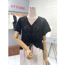 애티쉬 그물 자수 셔링니트 BNS1R184