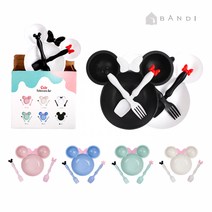 (주)반디몰 식판+포크+숟가락 3종 귀요미식기세트 외 100가지 생활용품, 1574_58_곰돌이세안밴드_랜덤