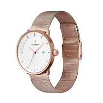Nordgreen [노드 그린]Philosopher 스칸디나비아 디자인 손목시계 맨즈의 로즈 골드의 스칸디나비아 디자인 손목시계 40 mm 로즈 골드 메쉬 스트랩