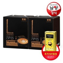 남양 루카스나인 더블샷 라떼 커피믹스 100T+10T추가, 없음