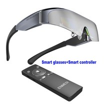 ar글래스 AR안경 스마트글라스 최신 올인원 헤드 장착 대용량 메모리 3D 안드로이드 비디오 스마트 안경 3, 한개옵션1, 02 Glasses set