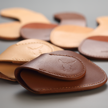 몽카바 자석형 골프아이언커버 단품, 베이지