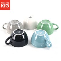 노빌타 라인 커피잔 받침 260ml 380ml 커피잔 도자기 믹스커피잔 카페 가정, 노빌타 라인 커피잔 260ml, 하늘