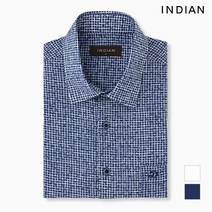 [INDIAN] 잔체크 기본 반팔 셔츠_MITNSWM3201