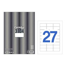 라벨 폼텍 바코드용 27칸 바코드용라벨지 바코드라벨 20매 LQ3104 라벨지, 상세페이지 참조, 상세페이지 참조