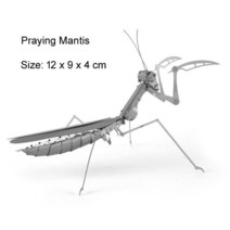 메탈입체퍼즐 3d 금속 퍼즐 조립키트 여러 가지 빛깔의 동물 곤충 전갈 잠자리 사마귀 독거미 모델 지그 소 선물