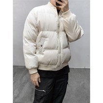 레어코드 남녀공용 캐주얼 따뜻한 오버핏 패딩 항공 점퍼