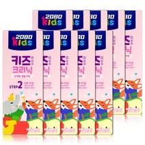 애경 2080 키즈크리닉 치약 2단계 80g x 10개 (3세이상)