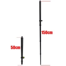 측량 폴 텔레스코픽 알루미늄 프리즈마 및 GPS RTK 50-150cm, 한개옵션0