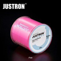 500M Fluorocarbon 나일론 낚시 라인 탄소 섬유 꼰 낚시 라인 구슬 만들기 목걸이 라인에 대 한 Supe 얇은 낚시 라인, 0.4-2LB, 저스트론 핑크