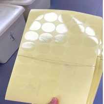봉인지 패브릭 다꾸 봉인씰 실링 봉인 원형 스티커 20mm 탑꾸 칭찬, 단품