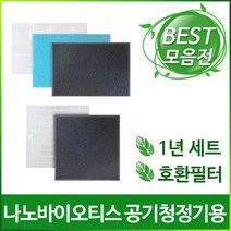 [필터테크] 나노바이오티스 공기청정기필터호환 1년세트, 모델:NBA-750