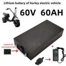 방수 리튬 배터리 및 67.2V 충전기 스쿠터 오토바이 세발 250W ~ 60V 40ah