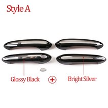 bmw 3 5시리즈 6 gt x3 x4 x5 x6 x7 카본 크롬 완전 일체형 도어 핸들 커버 트림, 스타일