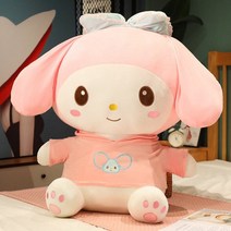 80cm 쿠로미 산리오 마이멜로디 대형 인형 멜로디 봉제 생일 선물, A + 50cm