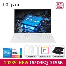 LG전자 2022 그램 16, 16ZD95Q-GX56K, Free DOS, 256GB, 16GB, 코어i5, 스노우 화이트