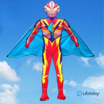 유비스키 연날리기 3D콩푸팬더, 100 미터 칠판, 1.6 미터 3D 울트라 맨