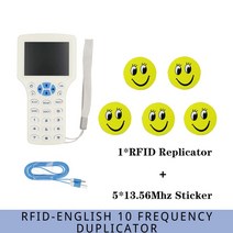 10 ICID 주파수 RFID 액세스 제어 카드 리더 NFC 암호화 카드 작성기 UID 칩 복사기 스마트 키 복사기, 스타일, 1개