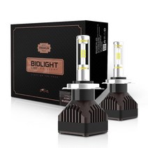 [튜닝인증부품] 바이오라이트 국내생산 4면 합법 LED 전조등 H7 (1 Set)