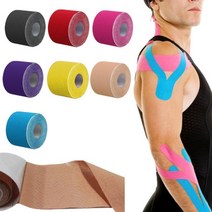 미스터홈 스포츠테이핑 근육테이프 어깨테이핑, 오렌지