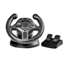 레이싱 휠 유선 진동 시뮬레이터 게임 스티어링 pcsony 플레이 스테이션 3 ps3, 1-없음, 1개