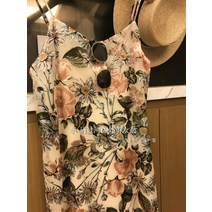 나시 미디 원피스 극 있다 세부 감각 프렌치 클래식 입체 꽃을 굽다 공예 간지나는 여성 여름 4844588349