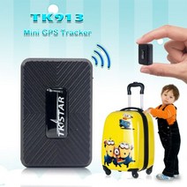 미니 휴대용 GPS 추적기 TK913 1500mAh 강력한 자석 차량 추적 장치 TKSTAR 기록 경로 재생, with box charger