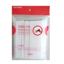 정배몰 오공 핫멜트스틱 미니 7.2mm x 15cm 40개입 글루건 심