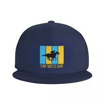 서핑모자 남녀 공용 열 바이저 모자 잔디 만남 서핑 힙합, [09] Navy Blue