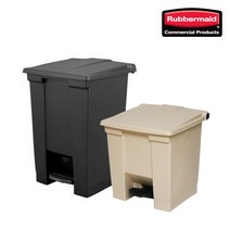 러버메이드 페달 휴지통 (30L/45L/68L/87L), 30L/검정