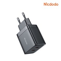 맥도도 GaN PD3 PPS 초고속 미니 2포트 멀티 충전기 40W, 블랙