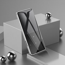 MP3 플레이어 휴대용 2022 새 버전 지원 블루투스 음악 터치 스크린 및 내장형 16GB 하이파이 워크맨라디오 포함, 협력사, 32GB, 은