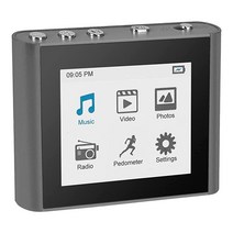 이클립스 핏 클립 플러스 팩 8gb 1.8 Mp3 + 비디오 플레이어 (그레이)