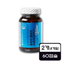 에스더포뮬러 울트라 플로라 프로바이오틱스 여에스더 유산균 블루 60캡슐 2통 4개월
