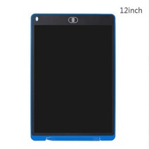 전자노트 전자식메모보드 그림그리는패드 LCD 화면 쓰기 보드 그리기 태블릿 4.4/6.5/8.5/10/12 인치 전자 필기 칠판 어린이 장난감 그림 도구, 12인치 블루