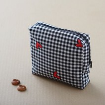 [천삼백케이] [나미꼬의퀼트카페] 정사각 생리대파우치 만들기 중형 매직파우치 추천, 단품