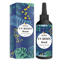 uv접착제 uv 본드 UV 접착제 uv접착제 uv 본드 UV 접착제 수지 크리스탈 클리어 자외선 에폭시 수지 무독성 하드 투명 태양열 경화 햇빛 수지 드롭2cc 소량 3300, 100 그램