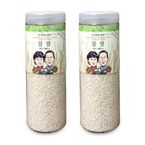 [부지런한 농부]국내산 페트용기 백옥찰 찹쌀 800g x 2개