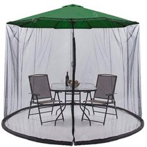 120x120x90in 야외 모기장 우산 홈 침대 로마 메쉬 그물 모기 곤충 더블 도어 텐트, 검은색